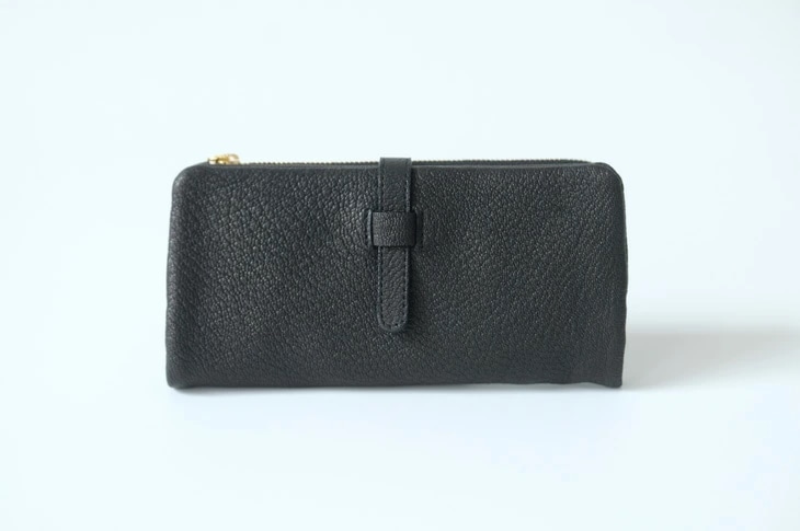 POMTATA (ポンタタ) MEL Long Wallet (black) 財布