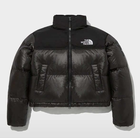 NJ1DQ80J ホワイトレーベル レディース ノベルティ ヌプシ RDS ダウンジャケット_ブラック