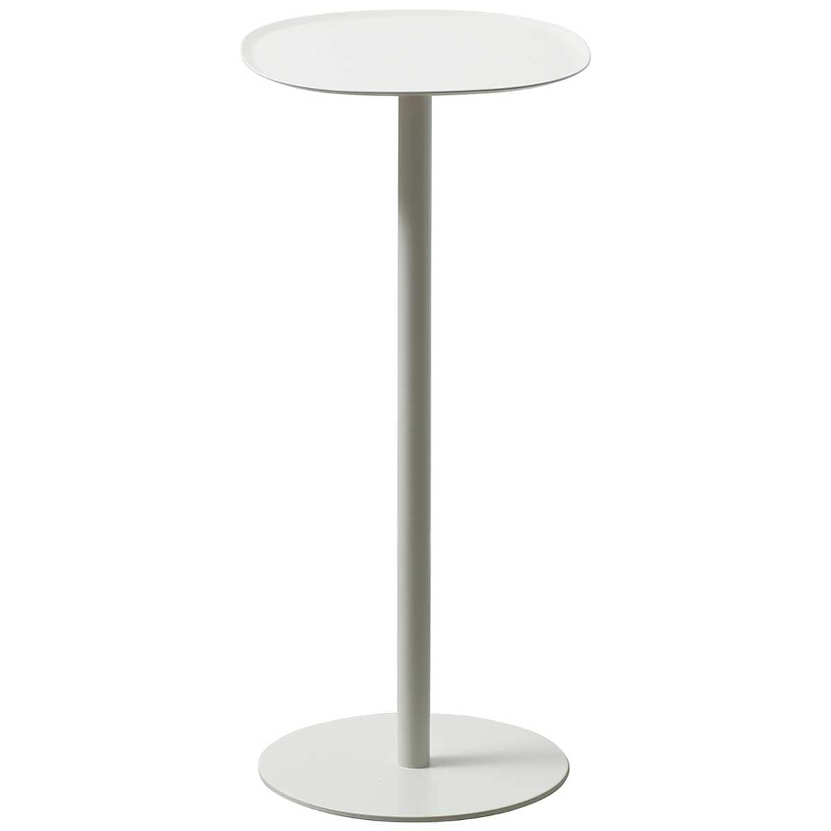 サイドテーブル イデアコ ミニマムサイドテーブル23 ideaco minimal steel furniture side table 23 H500 サンドホワイト