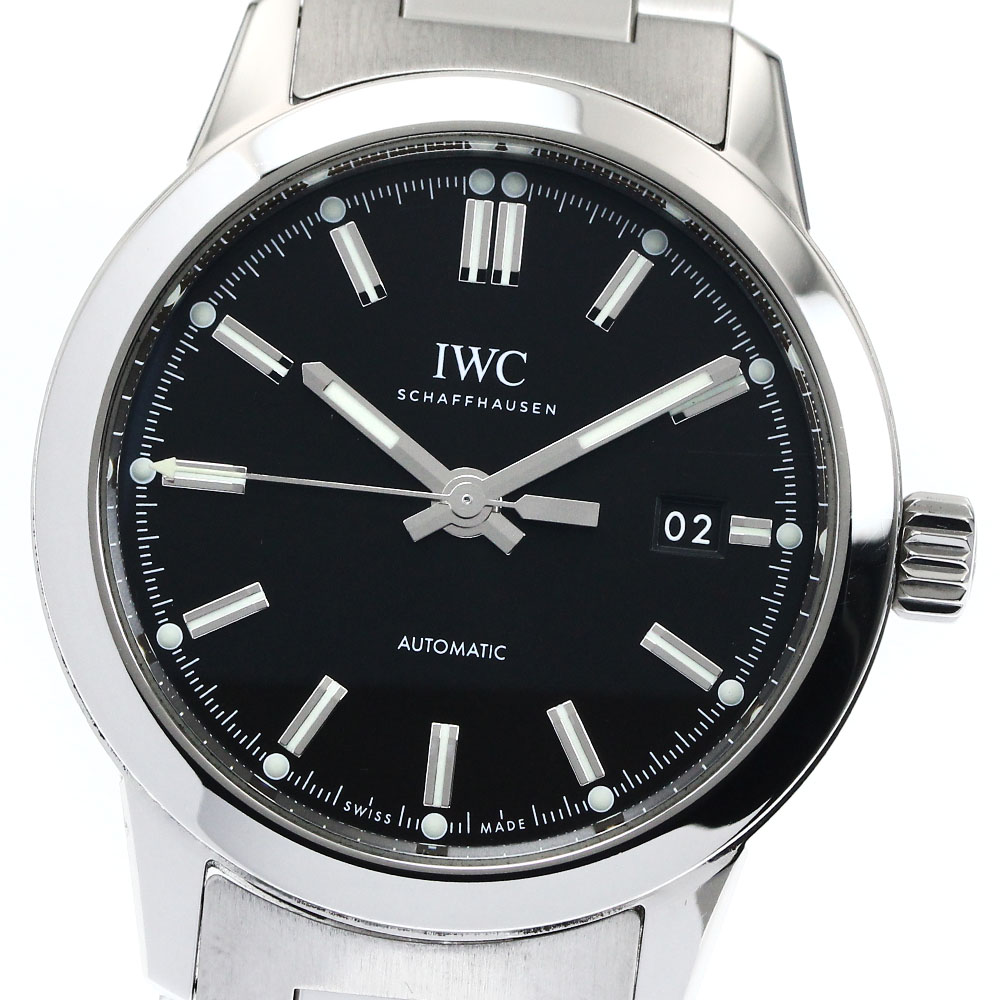 IWC IWC SCHAFFHAUSEN IW357002 インヂュニア デイト 自動巻き メンズ 良品 箱・保証書付き_878960【中古】