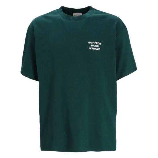 DROLE DE MONSIEUR Men Tops PERM TS203 CO002 DKGRE GREEN