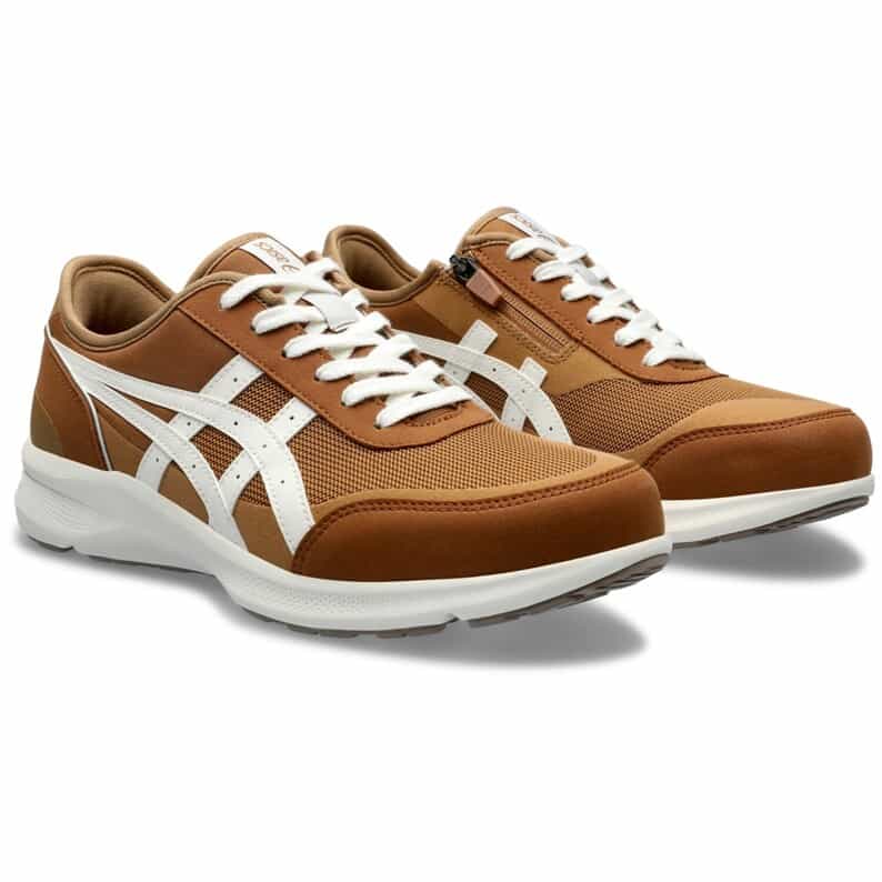 アシックス ハダシウォーカー ウォーキングシューズ メンズ 3E 軽量 歩きやすい サイドジップ メッシュ ウェルネスウォーカー1291A056