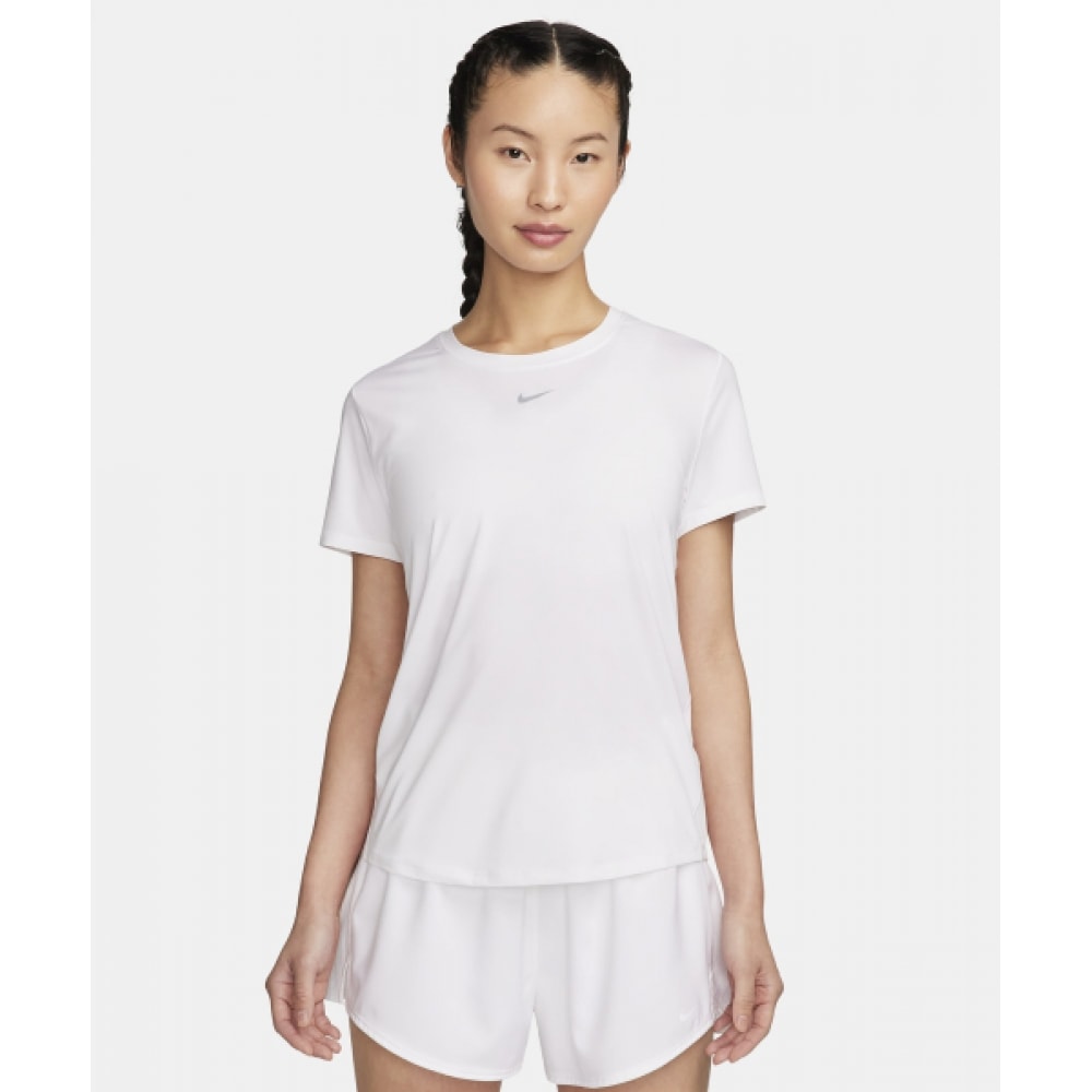 ナイキワンドライフィットショートスリーブトップ W-ホワイト:ブラック/ FN2799-100