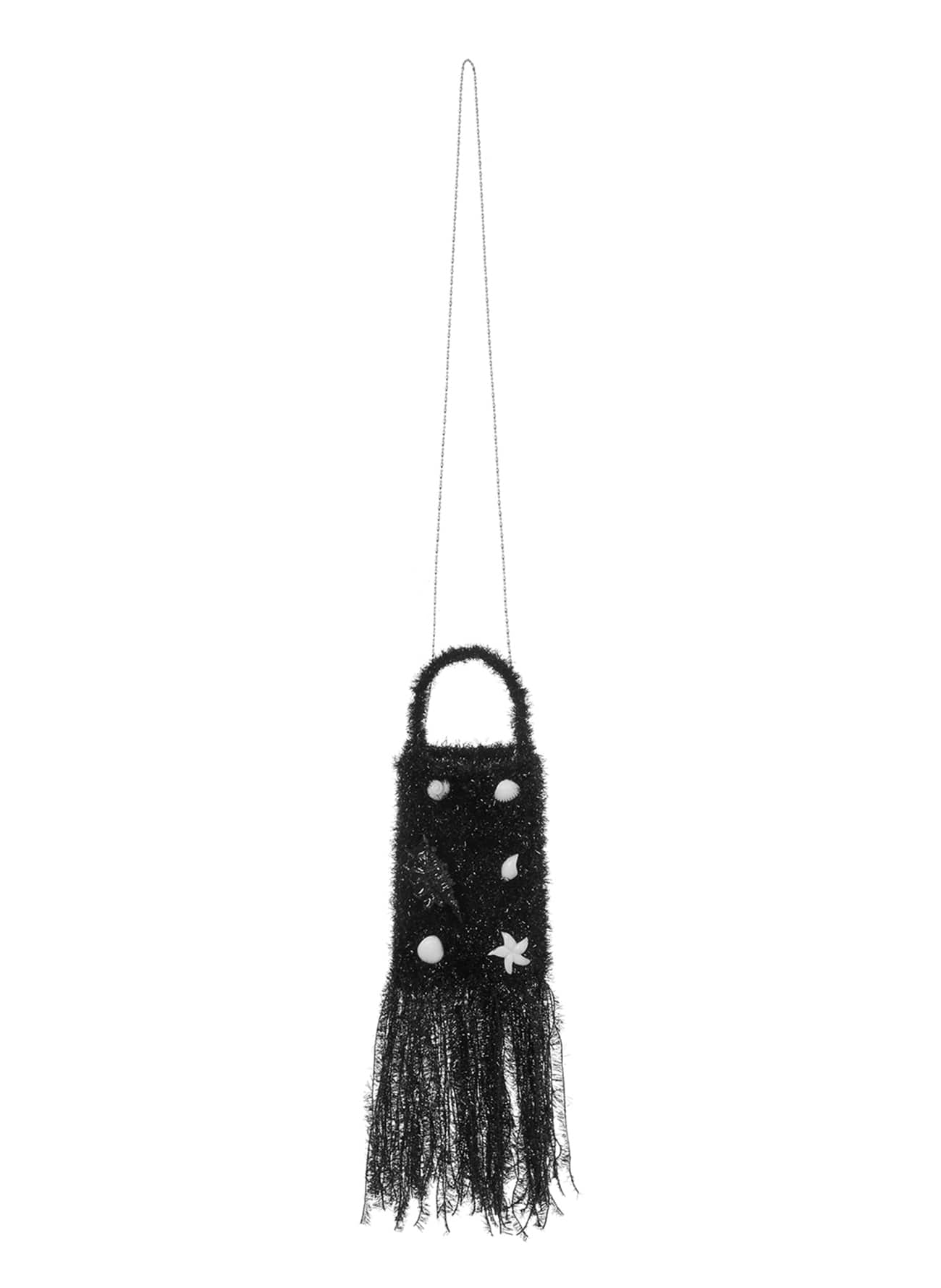 【THEOPENPRODUCT】 SEA COLLECTION KNITTED BAG : BLACK