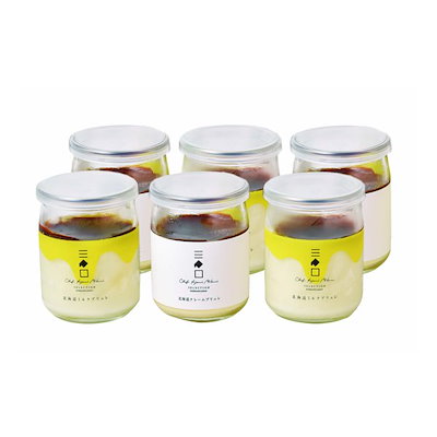 他サイト： 三國推奨 北海道クレームブリュレ・ミルクブリュレセット 2種/各3個/6個入り ZOA218310112の商品画像