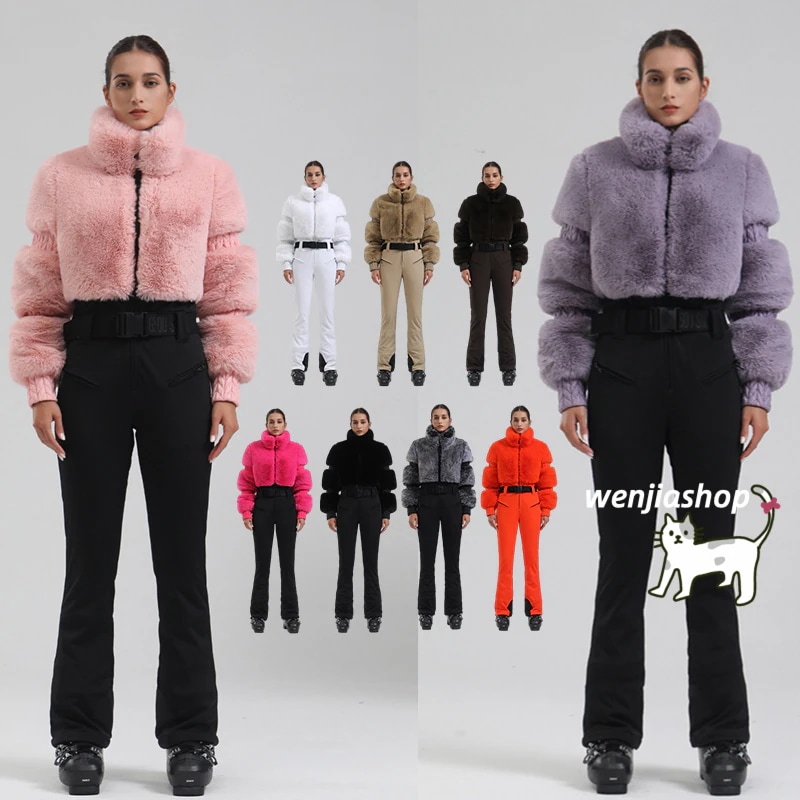 スノーボードウェア 2025 上下つなぎ メンズ レディース オールインワン パンツ ズボンふわふわ オーバーオール セットアップ ウィンタースポーツ韓国風 防水 スキーウェア スノボウェア