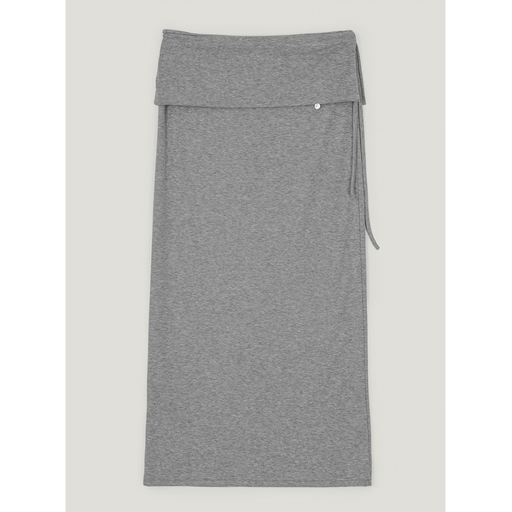 Twee [オンライン限定] [リアーナのおすすめ] U折りたたみストラップロングスカート