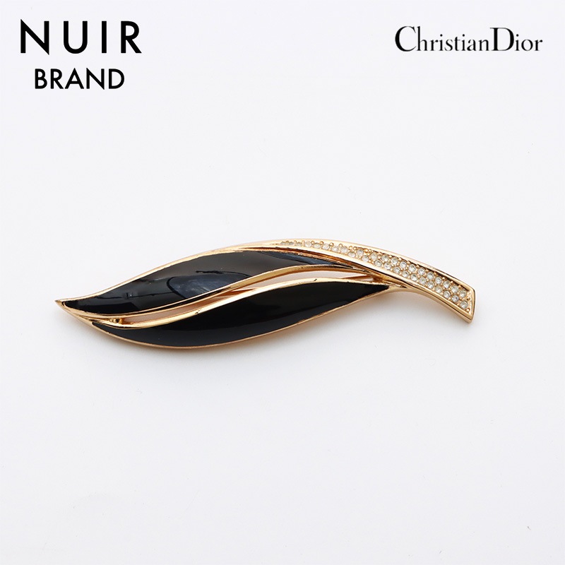 ブローチ ゴールド ブラック WS11432