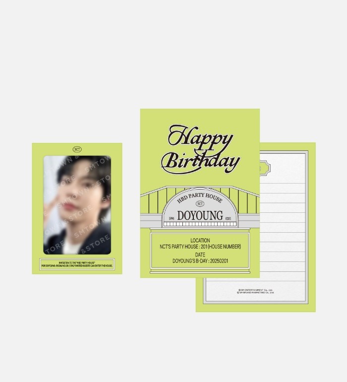 2種セット（PARTY CARD+ POUCH PACK）NCT127 DOYOUNG ARTIST BIRTHDAY