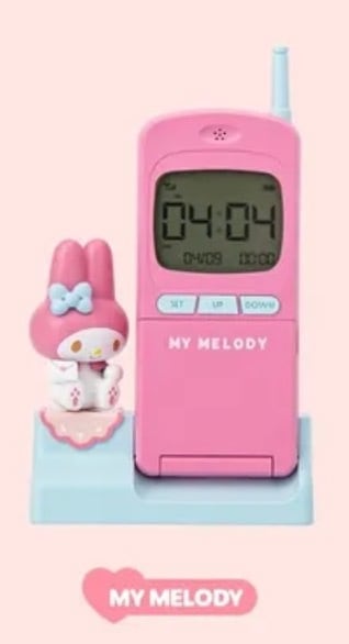 Qoo10] ロイチェ サンリオ レトロ 卓上時計 （ハローキテ : 家具