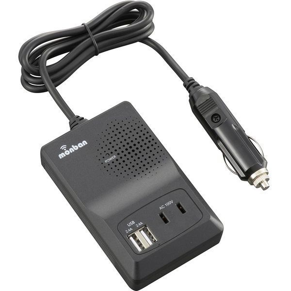 OSE-DA120U48-K [monban 車載用インバーター USBポート2つ付き 12V車専用]