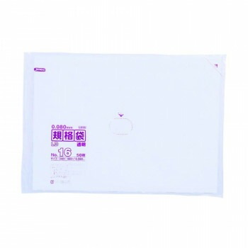 ジャパックス LD規格袋厚口 厚み0.080mm No.16 透明 50枚x5冊x2箱 L816