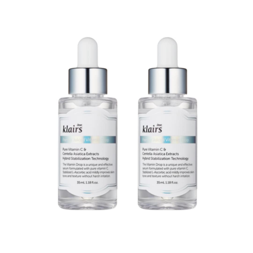 [1+1]クレアーズ フレッシュリー ジュースド ビタミンドロップ35ml2個/ ビタミンcアンプル/ 低刺激/ 敏感肌