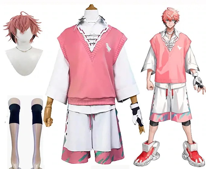 wusuobic[迅速な出荷]赤城ウェン コスプレ衣装 赤城文コスプレ 赤城ウェン 変身前 衣装 あかぎうぇん コスプレバーチャル YouTuber VTuber 衣装 コスプレ コスプレ衣装　スパッ