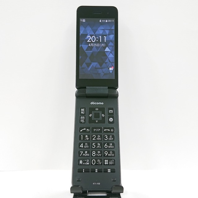 DIGNO ケータイ ベーシック KY-41B ドコモ ブラック 送料無料 本体 c09023 【中古】