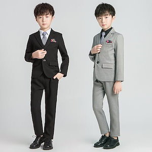 男の子 スーツ 160 男の子スーツ5点セット 卒業式 入園式 子供服 タキシード 発表会 男の子