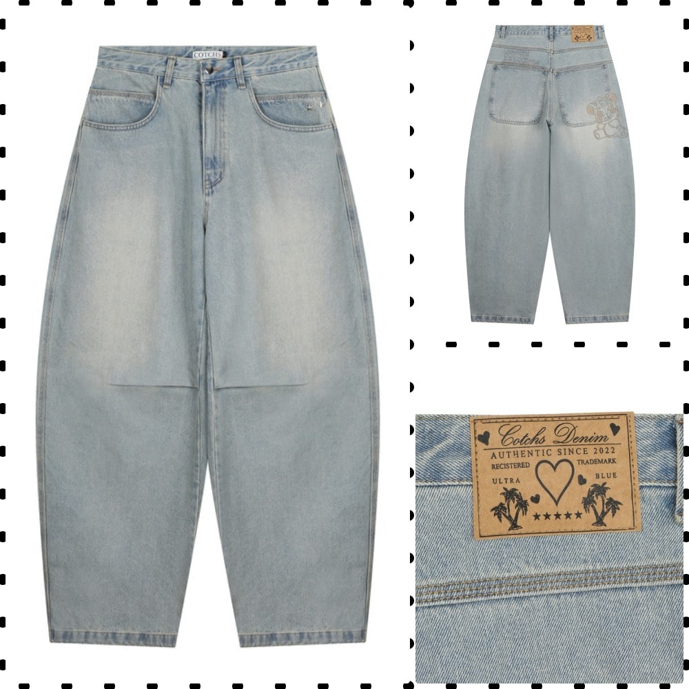 【COTCHS】25SS CUSTED WASHING DENIM 16,163円