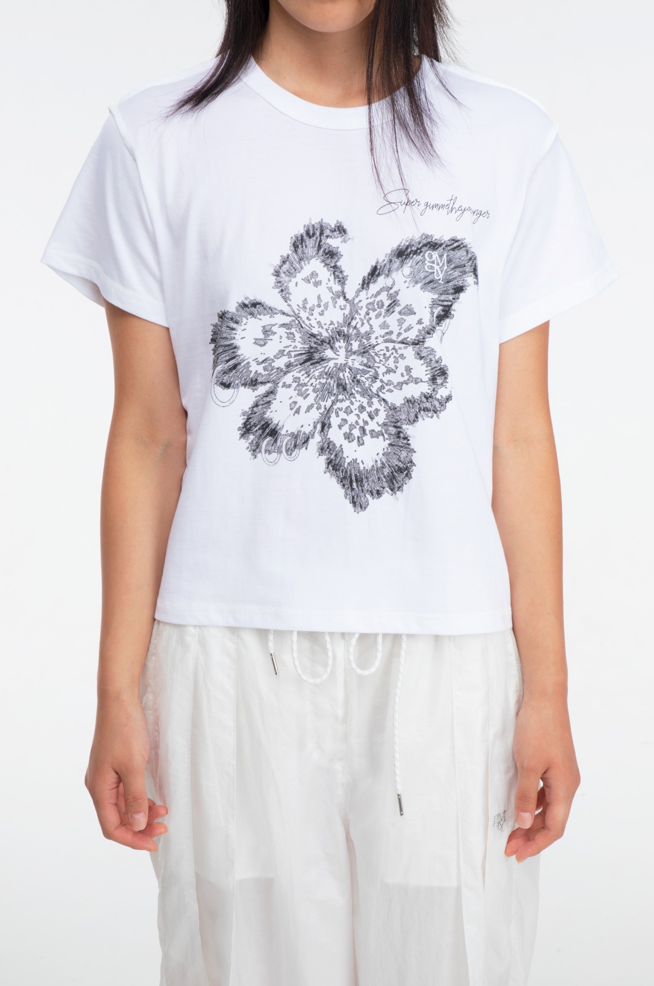 あなたにおすすめの商品 Summer 22 FLOWER YOUNG T-SHIRT_22HS / WHITE Tシャツ・カットソー