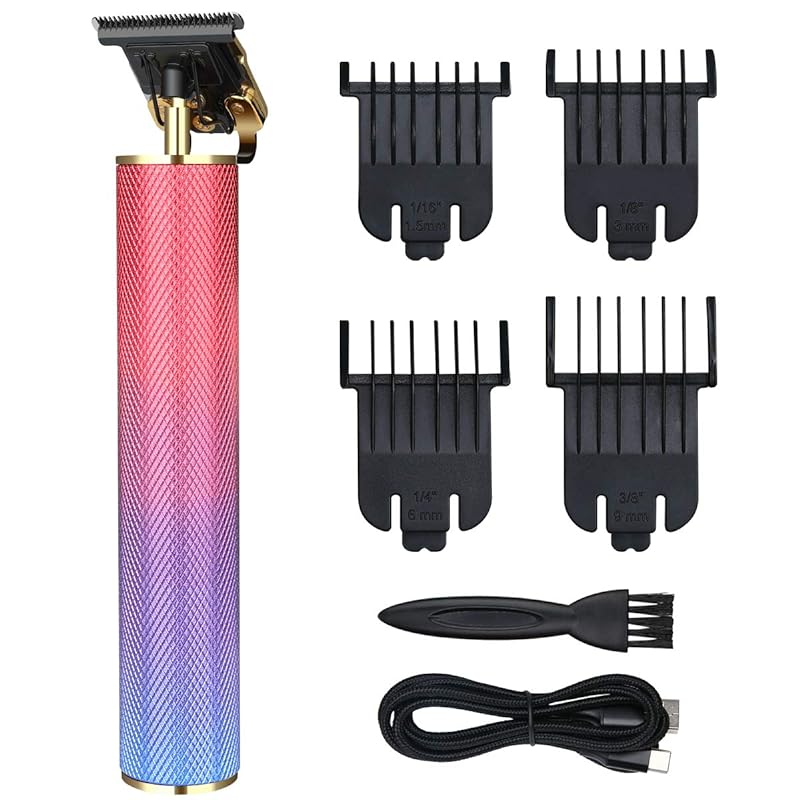 COSYONALL 電動バリカン 小型 ヘアカッター I1-P クリスマスプレゼント USB充電式 ミニ 電気式ヘアトリマー 子ども ヒゲトリマー ヘアクリッパー コードレス 刈り長さ調節 低騒音 切