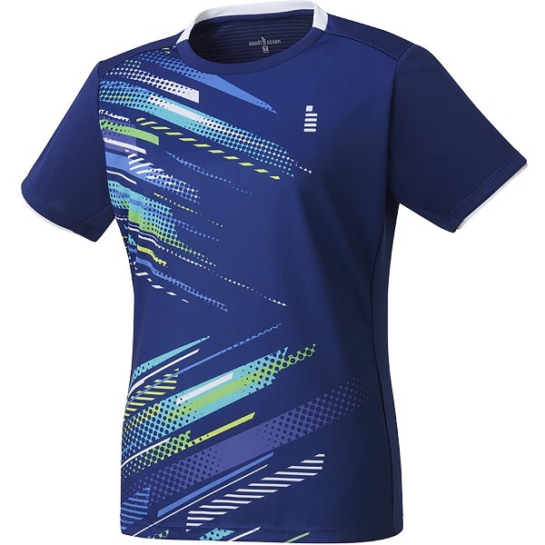 GOSEN ゴーセン レディースゲームシャツ ネイビー L テニス ゲームシャツ ウィメンズ T2401-17 レディース 半袖