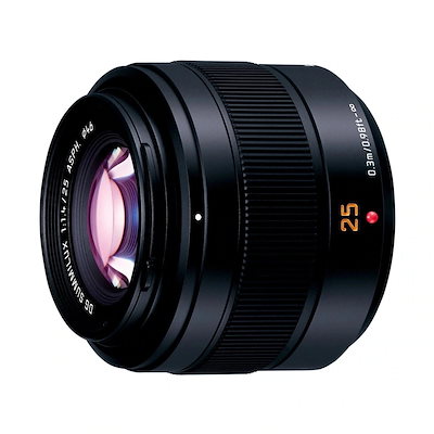 他サイト： パナソニック　Panasonic　カメラレンズ　LEICA DG SUMMILUX 25mm/F1.4 II ASPH. H-XA025の商品画像