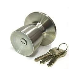 美和ロック（ＭＩＷＡ） ノブ錠 ＨＭシリーズ Ｕ９ＨＭＤ－１ＫＢ 外側ノブのみ ＳＴ（シルバー色）