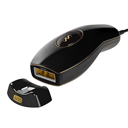 スム ーズスキン pure fit 家庭用 光美容器 100万回照射 ヘッド付き 連射 最速0.46秒の高速照射 10段階調整 冷却不要 男女兼用 IPL光 ムダ毛ケア ピンポイント照射 イギリス 英