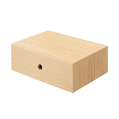 他サイト： 木製小物収納1段 約幅25.2x奥行17x高さ8.4cm 82603316の商品画像