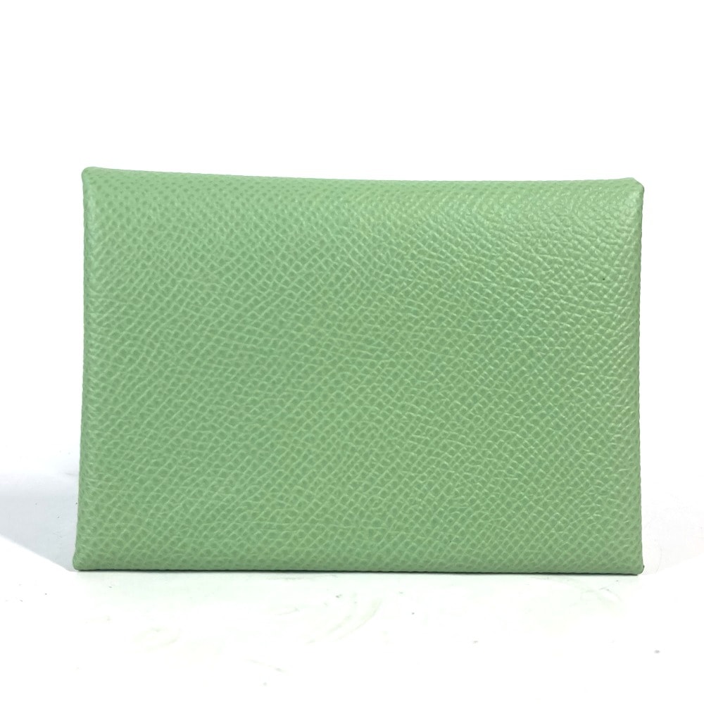 コインケース カルヴィデュオ 二つ折り スリム カードケース 小銭入れ 財布 ヴォーエプソン グリーン