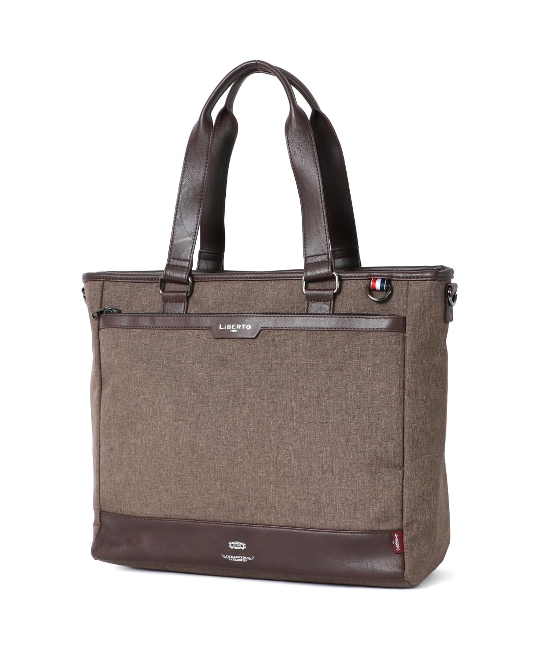 [リベルト エドウィン] トートバッグ メンズ 大容量 レザー フェイクレザー 大きめ シンプル カジュアル 通勤 通学 男女兼用