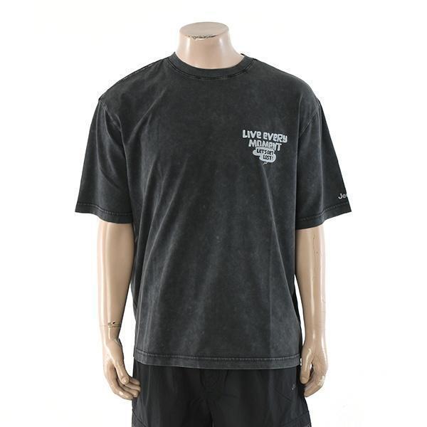 JR2TSU227_男女共用 ガーメントダイ ベア半袖Tシャツ
