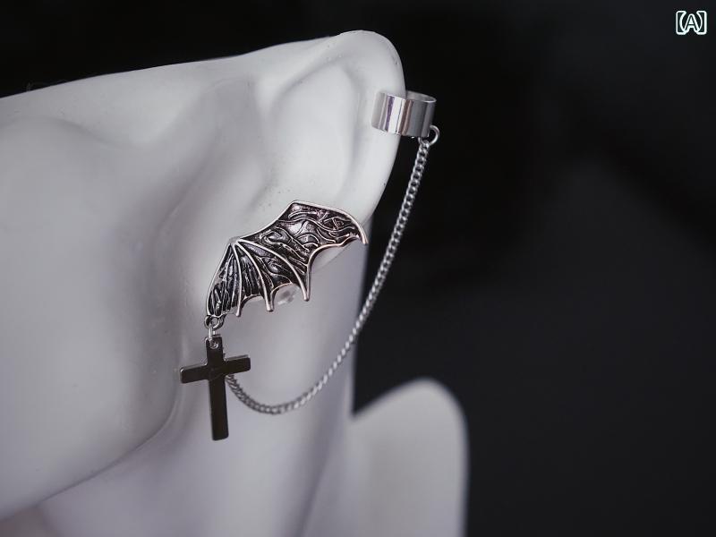 アクセサリー 耳飾り 小物 ゴシック パンク ダーク 衣装 イベント ハロウィン 個性派 かわいい ユニーク 4,844円