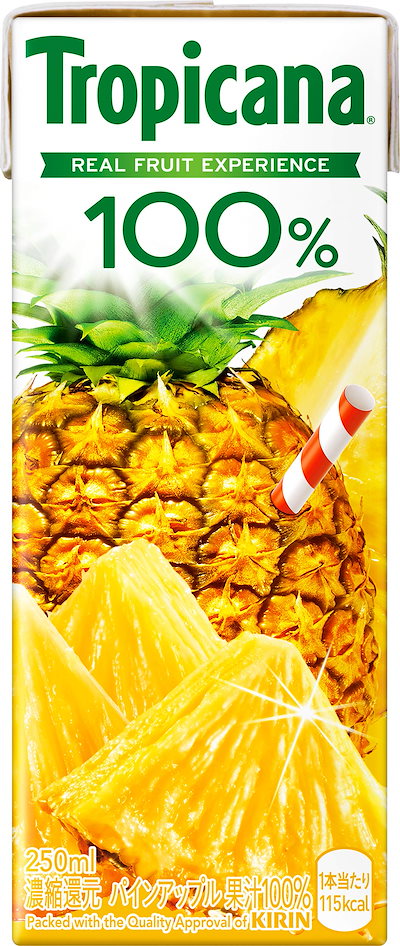 他サイト： トロピカーナ 100% パインアップル 250ml LLスリム ×24本の商品画像