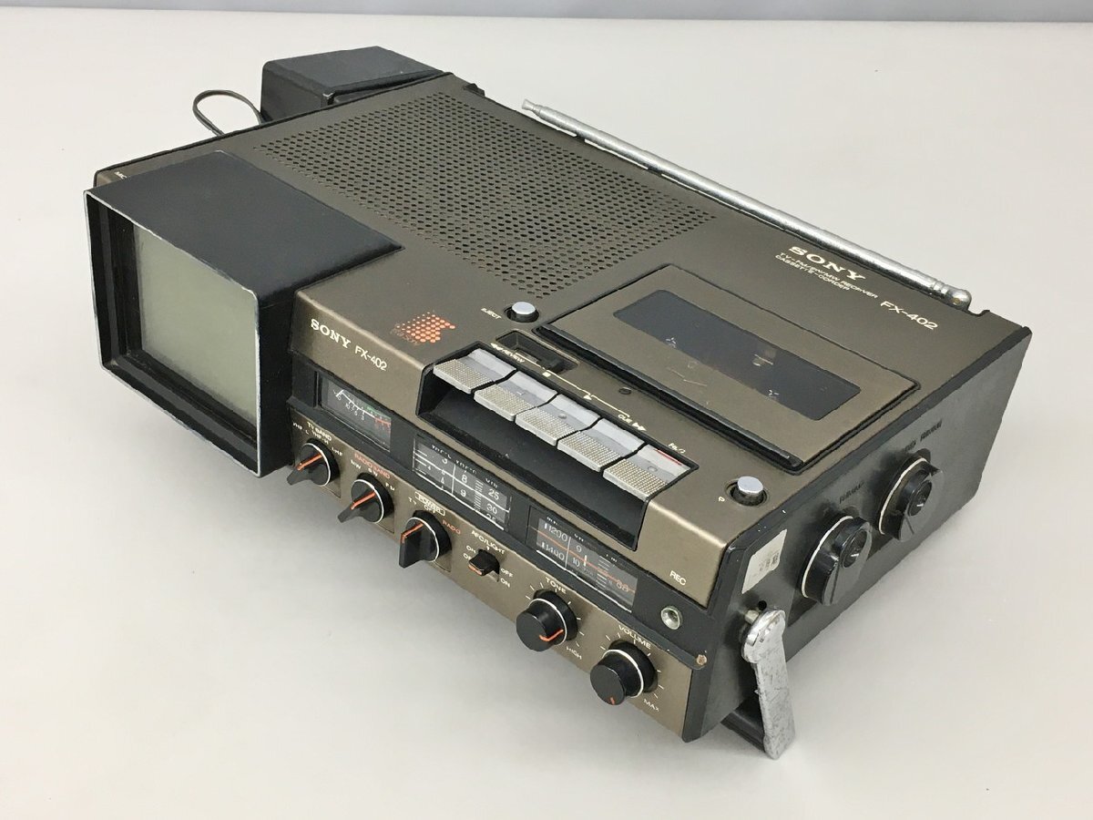 ソニー SONY TVラジオカセットレコーダー FX-402 ジャンク 2510LT066