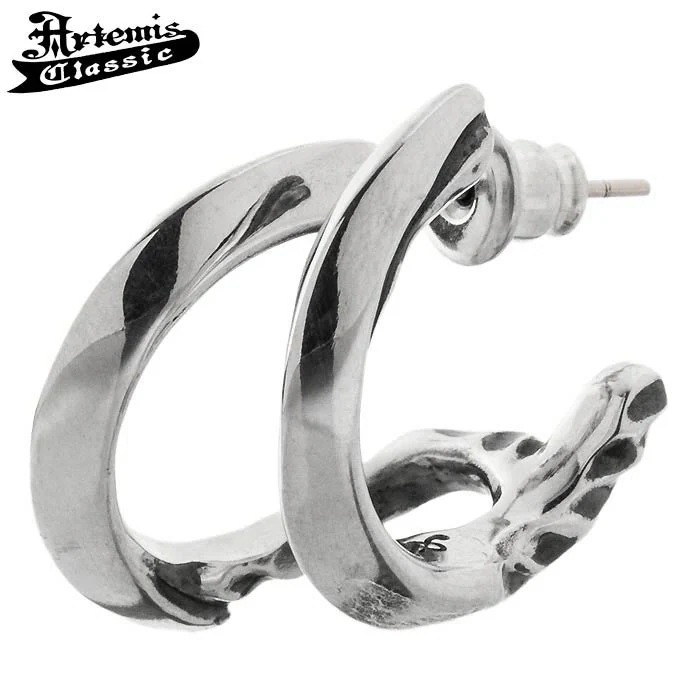 アルテミスクラシック Artemis Classic シルバー フープ ピアス クロー ダブル 片耳分 ACE0160