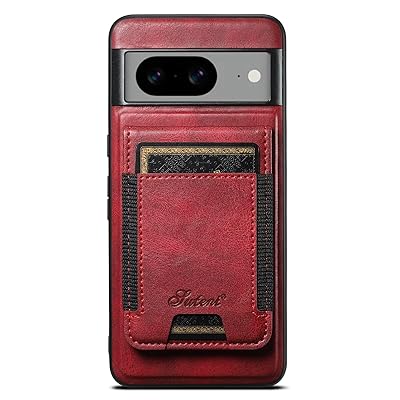 Sursuni Google Pixel 6A 用 ケース MagSafe 対応 マグネット搭載 ウォレット付き 6枚カード収納 カバー ワイヤレス充電 マグネティックループ内蔵 指紋防止 薄型 軽い