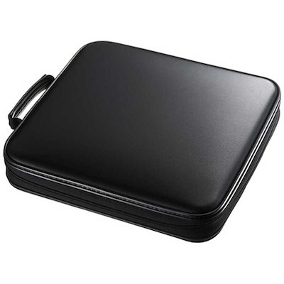 他サイト： サンワサプライ　DVDCDセミハードケース(160枚収納ブラック)　FCD-WL160BKの商品画像