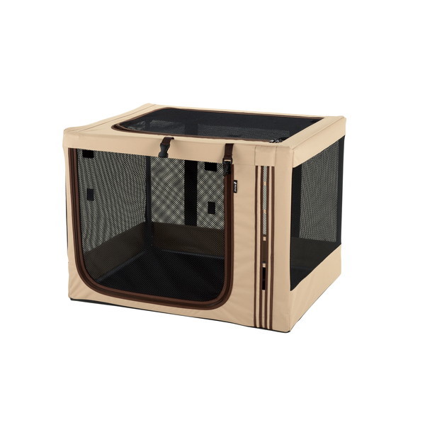 たためる3WAYペットケージ 760 ブラウン