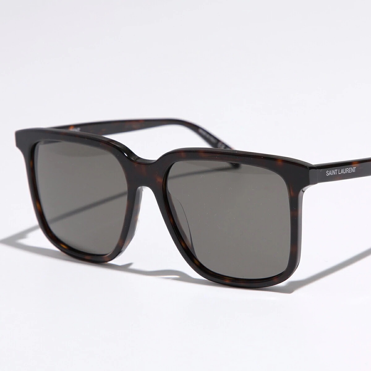 SAINT LAURENT サンローラン サングラス SL 480 レディース ウェリントン型 メガネ 眼鏡 ロゴ クリアフレーム セルフレーム アイウェアカラー2色