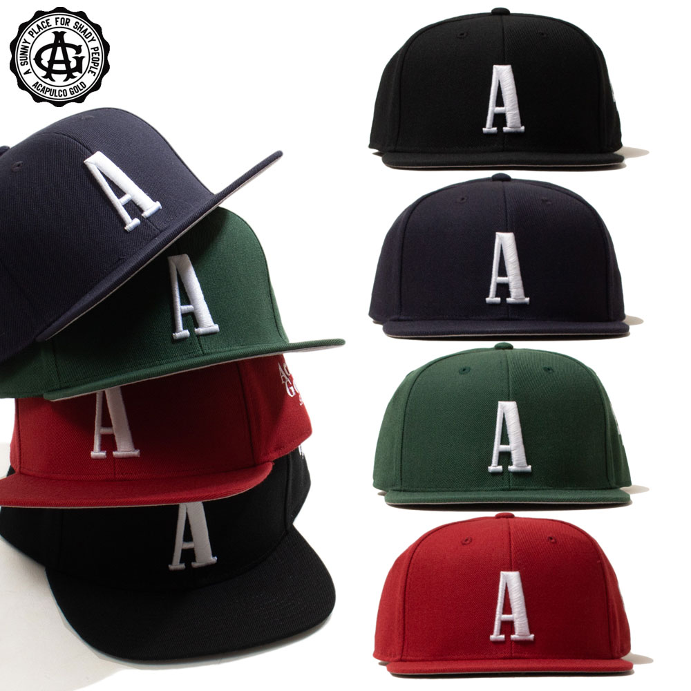 【Acapulco Gold/アカプルコゴールド】スナップバックキャップ/A SNAPBACK CAP AG SP23-16帽子 ストリート スケーター メンズ レディース ファッション