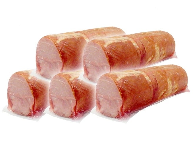 国内製造 =特上 ロースハム= 約2kg x5本 スライス済み 9,344円