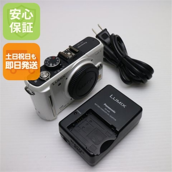 美品 DMC-GF1 ホワイト ボディ Panasonic LUMIX デジカメ 97