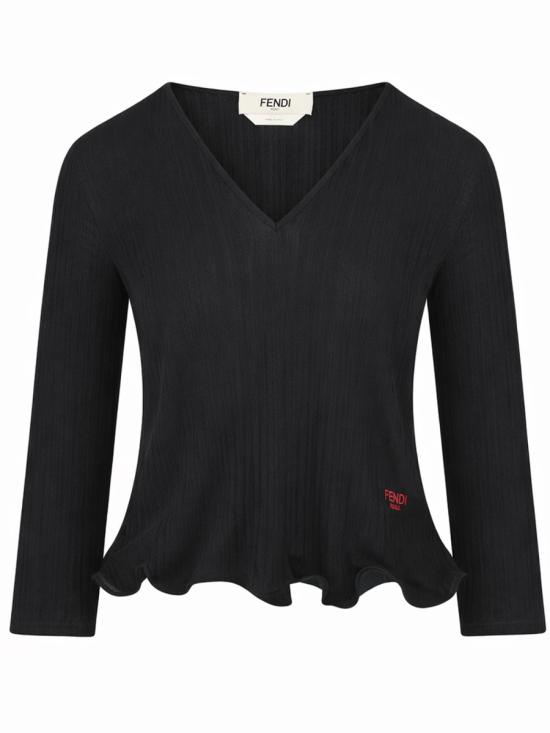 FENDI Women Tops FS9741 AVFEF0GME BLACK
