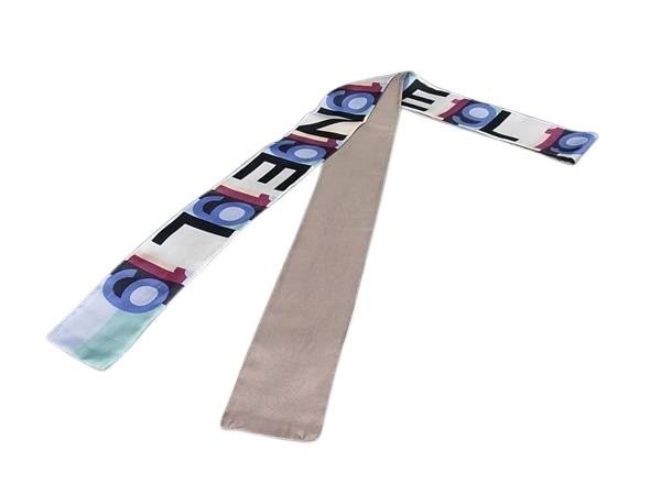 リボンスカーフ - - - マルチカラー 大判 ストール マフラー ブランド 高級 アクセサリー 大人可愛い プレゼント ギフト リング ベルト バッグ【本物保証】