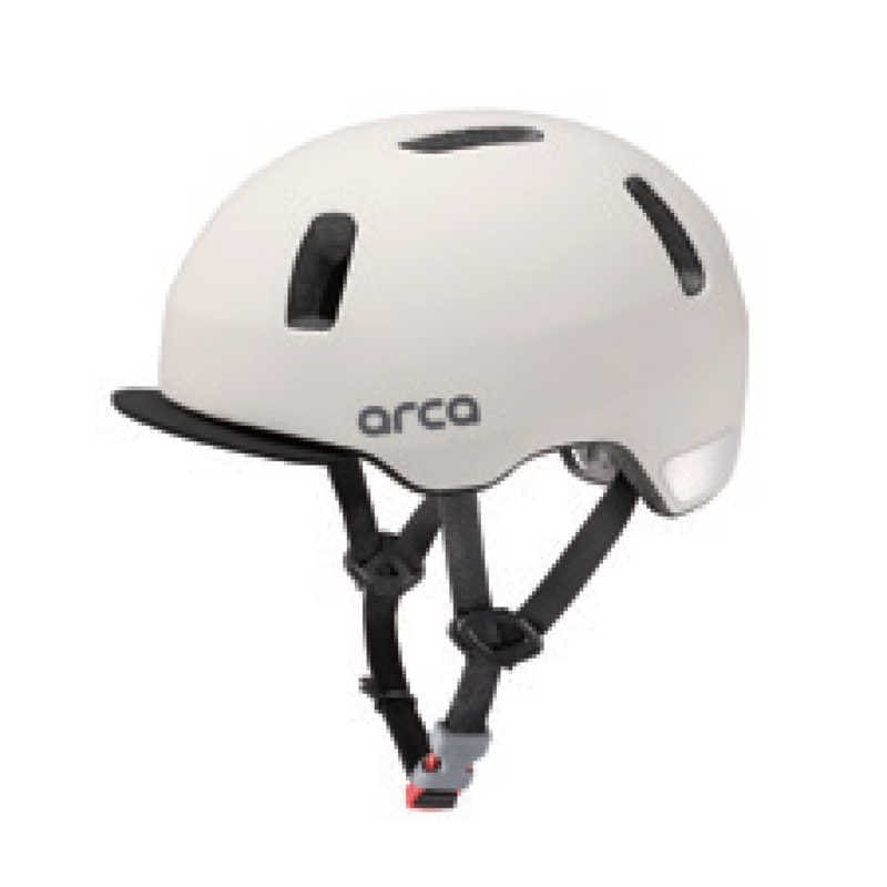 オージーケーカブト　子供用ヘルメット アルカ(50～54cm未満/マットホワイト) マットホワイト　ARCA