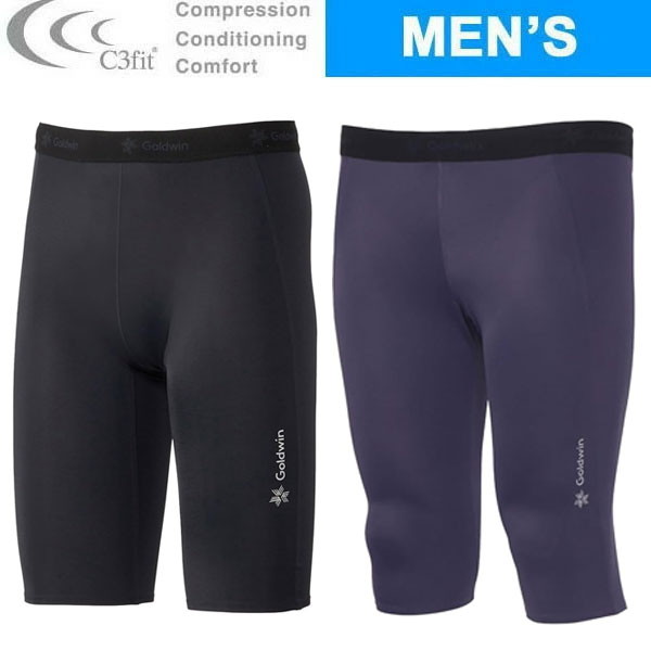 C3fit シースリーフィット CMPS HALF TIGHTS GC04366 コンプレッションハーフタイツ メンズ