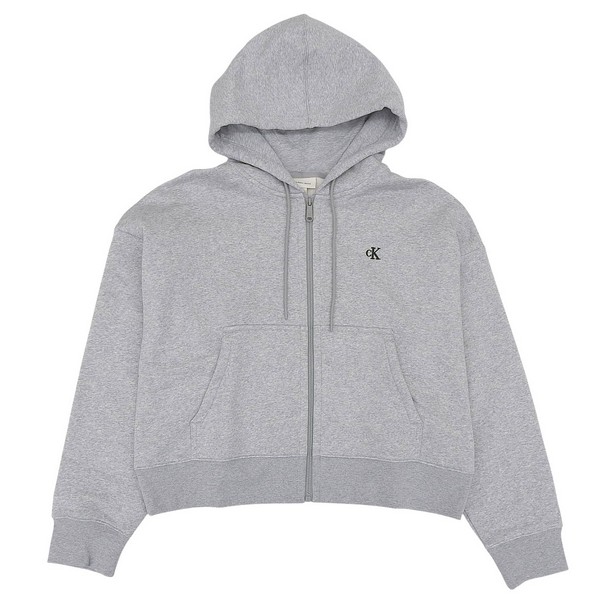 カルバンクライン 衣類 レディース スウェットパーカー アウトレット M グレー LS ARCHIVE LOGO FLEECE FZ HOOD 47A216G-P79M CALVIN KLEIN