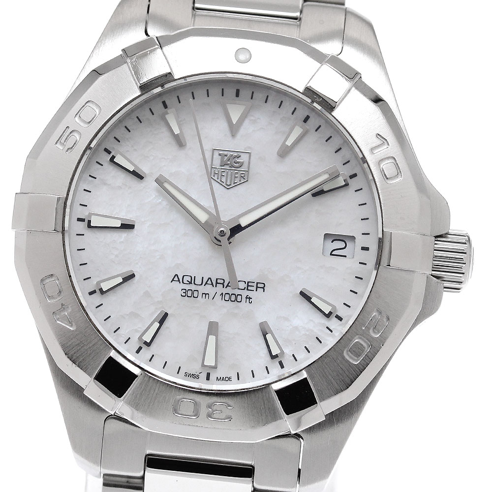 タグホイヤー TAG HEUER WAY1312 アクアレーサー デイト クォーツ レディース _951642【中古】