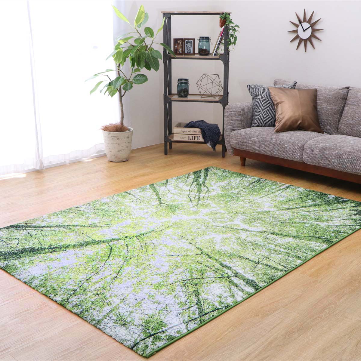 【I】【代引不可】ウィルトンラグ ガイア 133×190cm トルコ製 カーペット/絨毯【北海道・沖縄・離島不可】