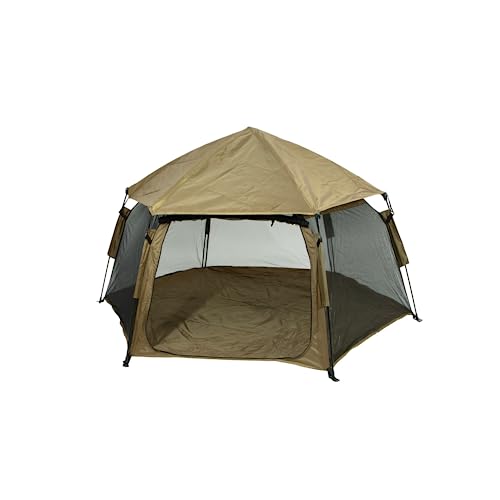 武田コーポレーション【ペットテント スツール 犬 猫】ブラウン 145×165×80cm オートマチックペットテントブラウン AX-PET145BR